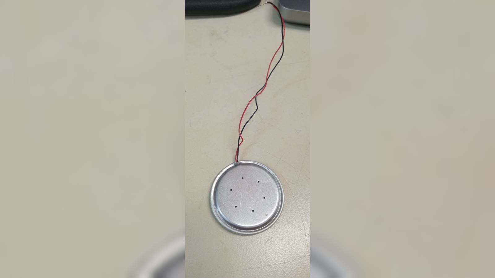 Buzzer test setup
